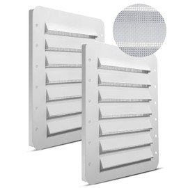 Heavy Steel Shipping Containers Vents with Screens, Increase Air Circulation, Prevents Condensation and Overheating, Suitable for Container Houses, Containers, Offices and Cabins (2-Pack)