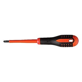 Bahco BE-8520S "Ergo" Ph-2 Insulated Screwdriver with Combi Tips Slotted, Multi-Colour, 222 mm