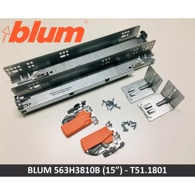 Yes Blum TANDEM plus BLUMOTION 563H Soft Close 15" Drawer