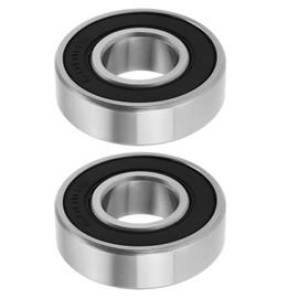 eMagTech 2Pcs Bearing Steel Gcr156001-2RS Deep Groove Ball Bearing Front Wheel Ball Bearing Set 12 x 28 x 8 mm Compatible with SoFlow SO3 SO4 Pro E-scooters