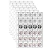 MUROAD 30-Pocket Coin Sleeves for Collectors,Coin Collection Sheets Pocket fits
