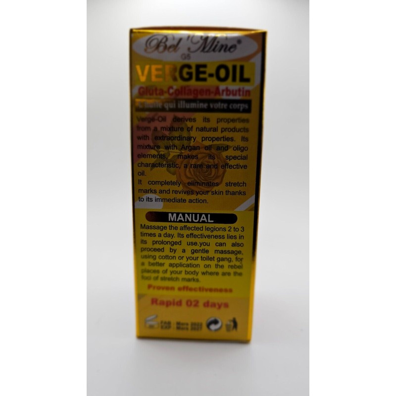 Bel Mine Verge Oil Anti stretch marks oil with gluta-collagen