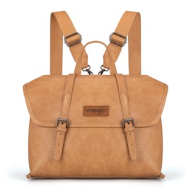 Montana West x Wrangler Convertible Backpack for Women Briefcase Messenger Bag Professional Computer Work Bag for Business/Travel/Office