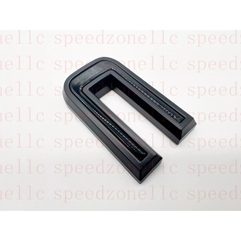 Auto Front Rear Black Emblem Overlay 2019-2024 GMC Sierra 1500