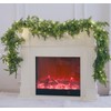 MISSPIN Christmas Garland with Lights, Real Touch Winter Pine Garland,