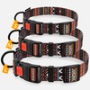 CollarDirect Tribal Dog Collar Aztec Pattern (Neck Fit 12"-16", Pattern
