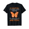 COPD Is A Journey I Never Planned Butterfly T-Shirt