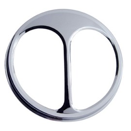 Octane Lighting 5.75" 5-3/4" Metal Chrome Cat Eye Headlight Lamp Cover For: Car Truck Motorcycle (1)