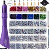 GLOCTO bedazzler kit with Rhinestones hot fix applicator Tool with