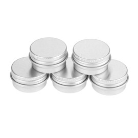 Dophee 5ml 5 Pcs Cream Case, Ointment Container, Aluminum Can Case, Makeup Refill Containers, Divided Containers, Cosmetics, Portable, Storage, Travel Supplies