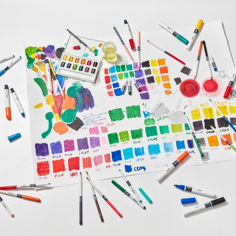 CARIOCA Colori Plus Prism Fibre Tip Pen with High-Quality Fibre
