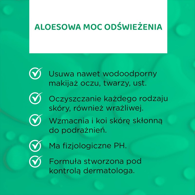 Eveline Facemed+ Aloe Vera Make-Up Remover Alcohol-Free 500 ml (400