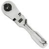 SK11 SRH2CSF Compact Stubby Flex Ratchet Handle, 0.25 inch (6.35