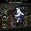 5pcs Reflectors Bicycle Safety Reflectors with Neon Yellow Shooting Star