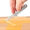 Small Stainless Steel Quick Release Utility Knife,EDC Pocket Knife Folding