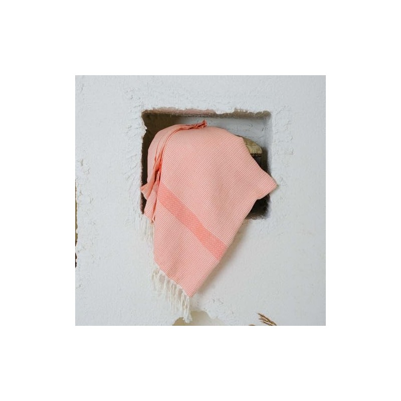 Babila Turkish Peshteal Towel (Orange)