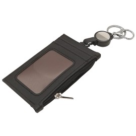 FUJISKY Commuter Pass Holder, Pass Case, Black