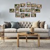 Edenseelake 4x6 Picture Frame Set of 15, Rustic Brown Wood