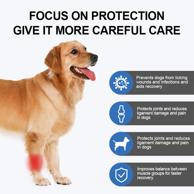 Sharkwill Dog Elbow Protector Pads Elbow Callus Treatment Sleeve for
