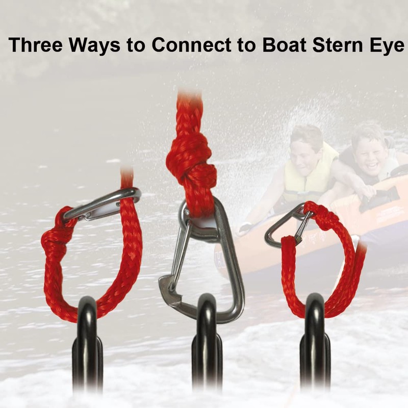 Cyberoctopus 3.6m/12FT Tow Harness Connector for Watersports, Heavy Duty Boat