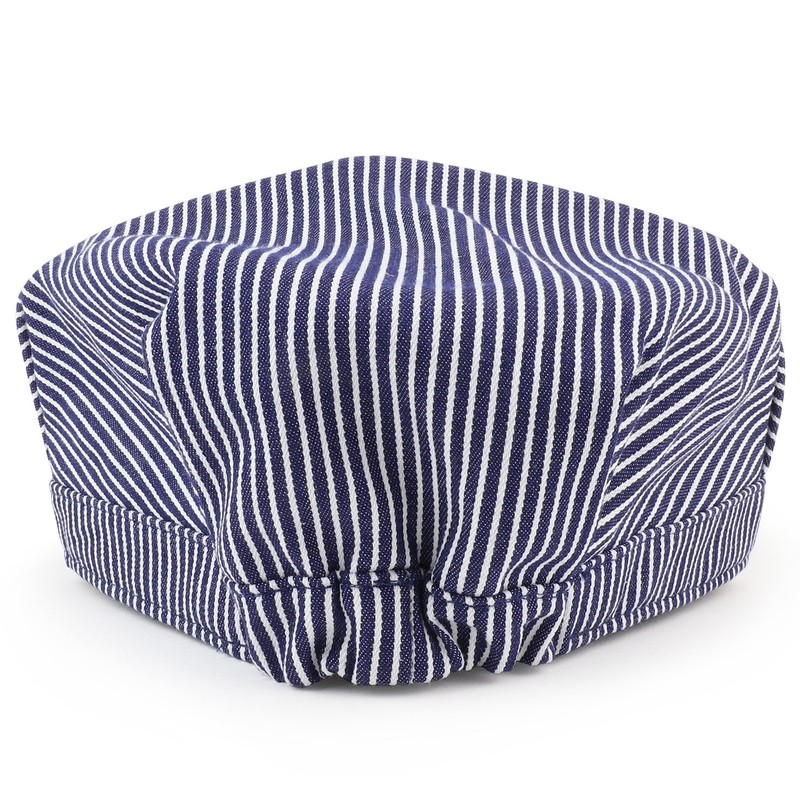 Armycrew Denim Blue Stripe Train Engineer Conductor Cap Fits Infant