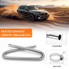 Exhaust Pipe Auxiliary Heater, 100 cm Exhaust Hose Auxiliary Heater,