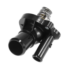 HEROFFIX Thermostat Housing Assembly Replacement for Ford Escape 2005-2015, No.L32715170/L32715170A/L32715171/L328-15-170A Plastic Metal Black 1 Pc