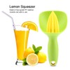Lemon Squeezer with Splash Guard and Core Catcher, Fruit Press,