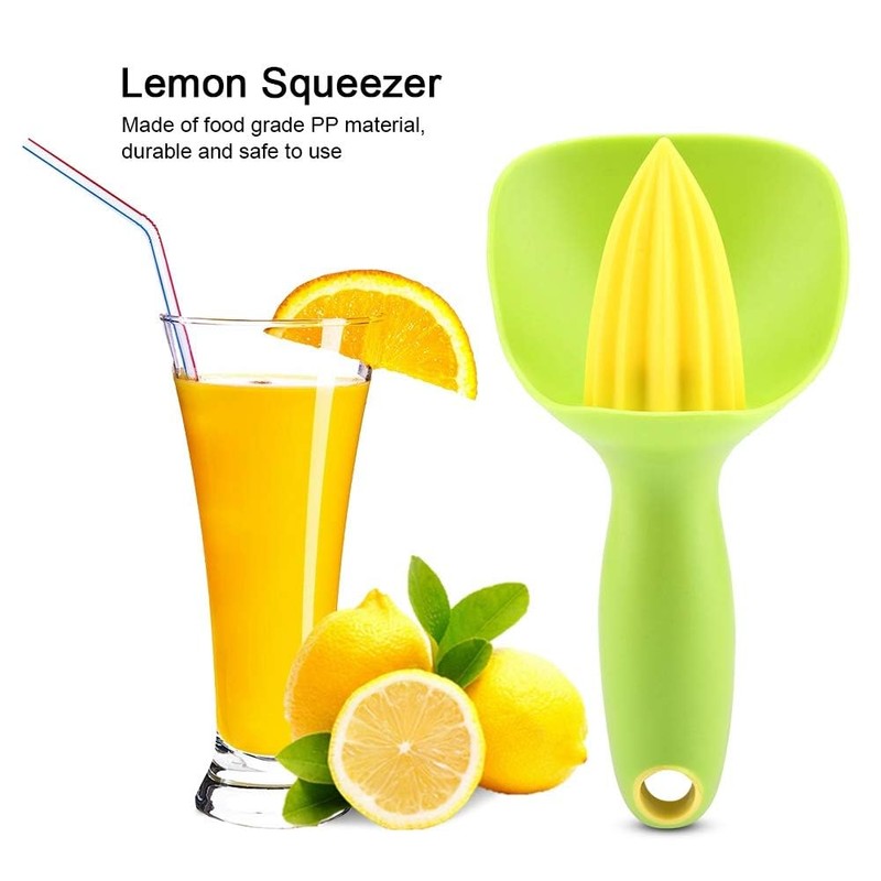 Lemon Squeezer with Splash Guard and Core Catcher, Fruit Press,