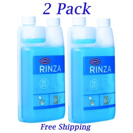 Urnex 2-PACK RINZA Espresso Coffee Machine Milk System Frother Steam Wand Cleaner