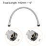 sourcing map 16 Inch Long Faucet Supply Line Connector, G3/8