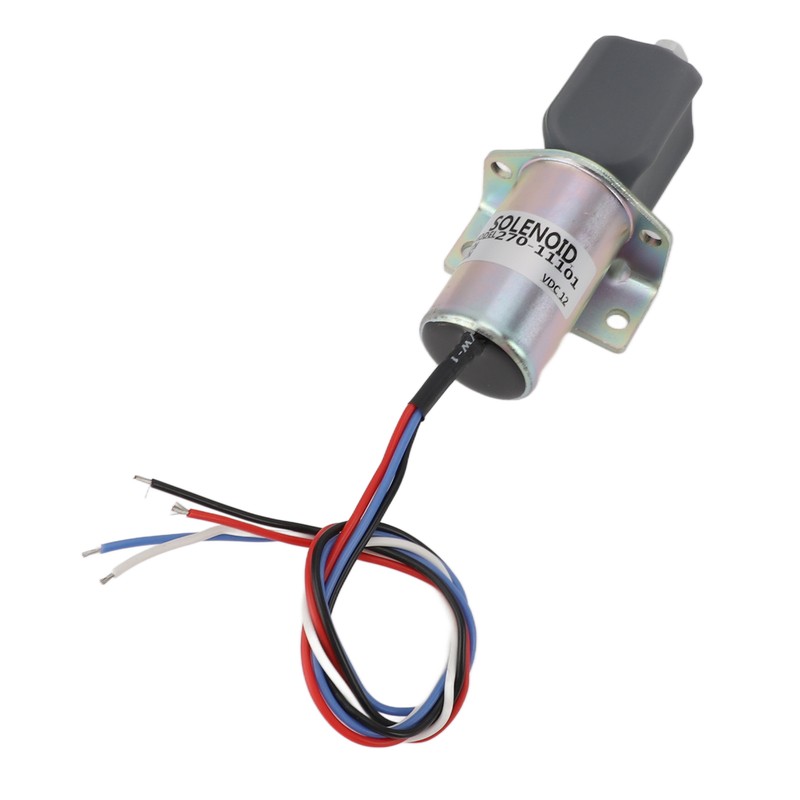 12V Electric Exhaust Solenoid High Accuracy Anti Interference 4 Wire