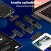 Lostrain Micrófono Lavalier Inalámbrico para iPhone, Mini Microfono para Celular