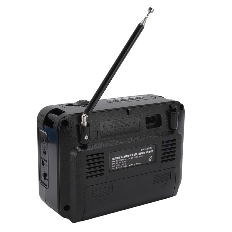 Portable Shortwave Radio FM AM SW Bluetooth 5.0 Multifunction Multi