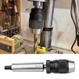 ATNVIDSG Keyless Drill Chuck MT4 Morse Taper Mount,Lathe Milling and Drilling Machine 3-Jaw for Portable Drills,Bench Drills,Milling Machines,Lathes,Etc.Adjustable 1/32"-1/2" (1mm-13mm)