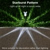 DenicMic Solar Lights Outdoor 15 Pack Waterproof 6000K Cold White