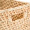 NITORI 8421033 Rattan Basket RD-001 Vertical Half Natural