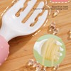 Baby Spoons Forks Set Short Handle Silicone Self Feeding Utensils