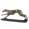 Single Running Greyhound Cold Cast Bronze Sculpture