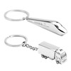 WUFGWBD 2 Pieces Car Keychains, Creative Keychains, Metal Keychains, Gift