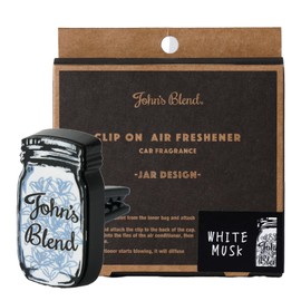 White Musk Car Air Freshener, Johns Blend, Body Clip, Air Conditioner Vent, Jar Design, Deodorizer, Car Air Freshener, Car Supplies, Calf Fragrance