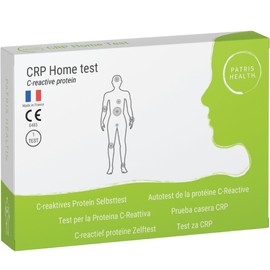 2 x Patris Health® C-reactive protein self-test, quick test for detecting CRP, clinical marker for infection or inflammation in the body