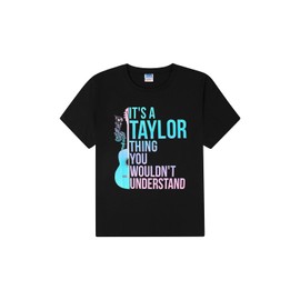 Girls It's a Taylor Thing, You Wouldn't Understand Black Blue Short Pyjamas (11-12 Years)