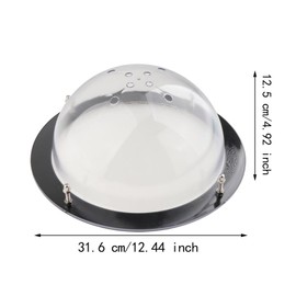 Sharplace Dog Fence Window, Transparent Viewer, 12.4 inch Acrylic Dome, Pet Bubble Window for Playground, Outside, Reduced Boredom