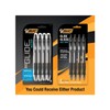 BIC 859025 Velocity Retractable Ballpoint Pens Bold Point Black Ink