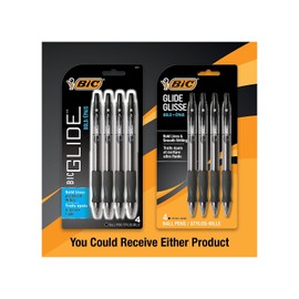 BIC 859025 Velocity Retractable Ballpoint Pens Bold Point Black Ink