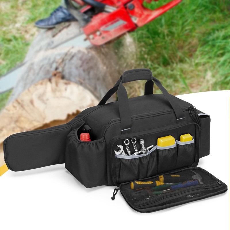 SAMDEW 10 & 12 Inch Chainsaw Carry Case Compatible with