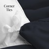 Imperial Rooms Single Duvet Cover Set Brushed Microfiber Plain Black