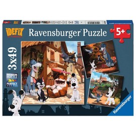 Ravensburger Idefix Children's Puzzle 05626 - 3 x 49 Pieces Idefix Puzzle for Children from 5 Years