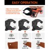 Heavy Duty Snap Fastener Tool Adjustable Snap Setter Tool Includes